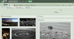 Desktop Screenshot of decsy.deviantart.com
