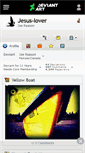 Mobile Screenshot of jesus-lover.deviantart.com