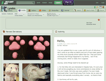 Tablet Screenshot of lyrehn.deviantart.com