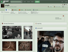 Tablet Screenshot of cinqth.deviantart.com