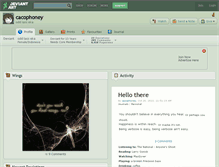 Tablet Screenshot of cacophoney.deviantart.com