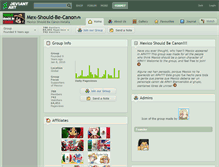 Tablet Screenshot of mex-should-be-canon.deviantart.com