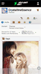 Mobile Screenshot of crystallineessence.deviantart.com