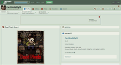 Desktop Screenshot of cantstraferight.deviantart.com