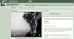 Desktop Screenshot of elite-equine-artists.deviantart.com