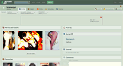 Desktop Screenshot of isceneeyn.deviantart.com