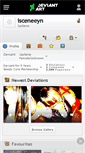 Mobile Screenshot of isceneeyn.deviantart.com