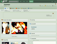 Tablet Screenshot of isceneeyn.deviantart.com