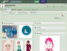 Tablet Screenshot of miss-devils-kiss.deviantart.com