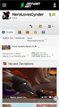Mobile Screenshot of nerolovescynder.deviantart.com