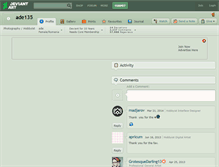 Tablet Screenshot of ade135.deviantart.com