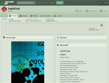 Tablet Screenshot of joesocool.deviantart.com