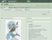 Tablet Screenshot of lu-yoshi.deviantart.com