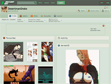 Tablet Screenshot of desertmandrake.deviantart.com