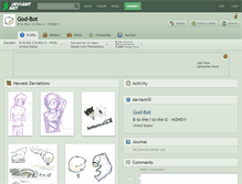 Tablet Screenshot of god-bot.deviantart.com