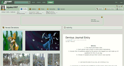 Desktop Screenshot of kiyoko1997.deviantart.com