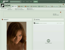 Tablet Screenshot of ciachopl.deviantart.com
