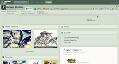 Desktop Screenshot of gundam-directory.deviantart.com