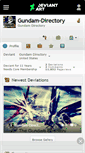 Mobile Screenshot of gundam-directory.deviantart.com