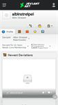 Mobile Screenshot of albinstreipel.deviantart.com