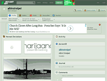 Tablet Screenshot of albinstreipel.deviantart.com