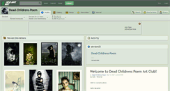 Desktop Screenshot of dead-childrens-poem.deviantart.com