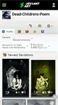 Mobile Screenshot of dead-childrens-poem.deviantart.com