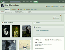 Tablet Screenshot of dead-childrens-poem.deviantart.com
