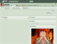 Tablet Screenshot of jonnyjto.deviantart.com