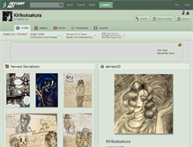 Tablet Screenshot of kirikoasakura.deviantart.com