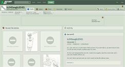 Desktop Screenshot of ilovelongsleeves.deviantart.com