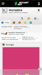 Mobile Screenshot of imcreative.deviantart.com