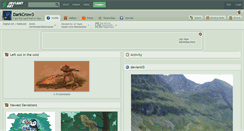 Desktop Screenshot of darkcrow3.deviantart.com