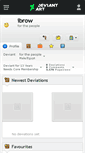 Mobile Screenshot of ibrow.deviantart.com