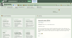 Desktop Screenshot of doctorcarton.deviantart.com