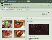 Tablet Screenshot of goddessysaria.deviantart.com