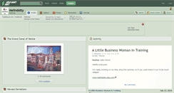 Desktop Screenshot of melindotty.deviantart.com
