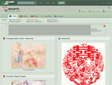 Tablet Screenshot of obasan45.deviantart.com