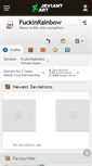 Mobile Screenshot of fuckinrainbow.deviantart.com
