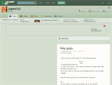 Tablet Screenshot of juarez123.deviantart.com