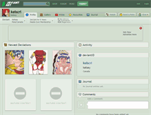 Tablet Screenshot of kelscri.deviantart.com