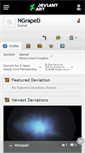 Mobile Screenshot of ngraped.deviantart.com