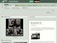 Tablet Screenshot of lophae.deviantart.com