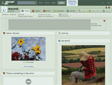 Tablet Screenshot of draconid.deviantart.com