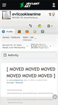 Mobile Screenshot of evilcookieanime.deviantart.com