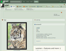 Tablet Screenshot of nellaf.deviantart.com