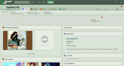Desktop Screenshot of demimay100.deviantart.com