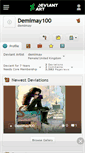 Mobile Screenshot of demimay100.deviantart.com