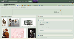 Desktop Screenshot of miharu-hayashibara.deviantart.com