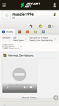 Mobile Screenshot of muscle1996.deviantart.com